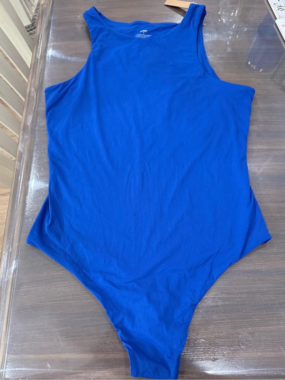 Women’s royal blue bodysuit